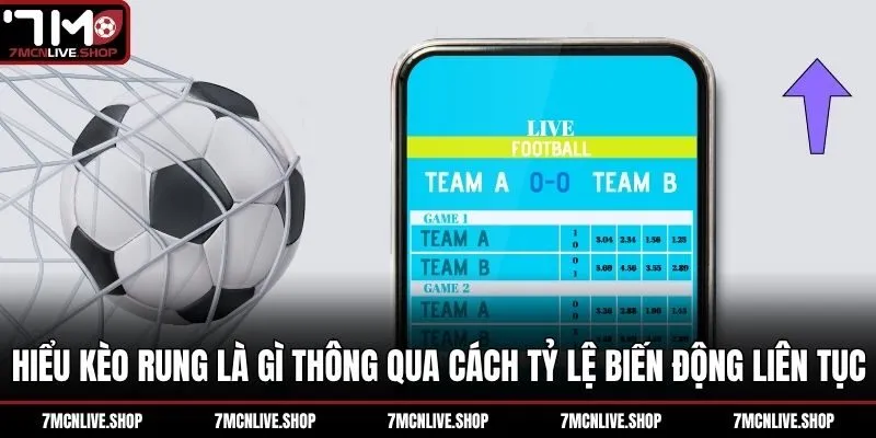 Hiểu kèo rung là gì thông qua cách tỷ lệ biến động liên tục
