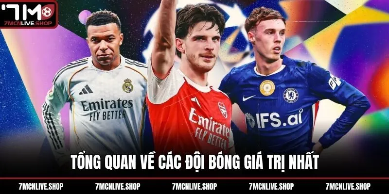 Tổng quan về các đội bóng giá trị nhất